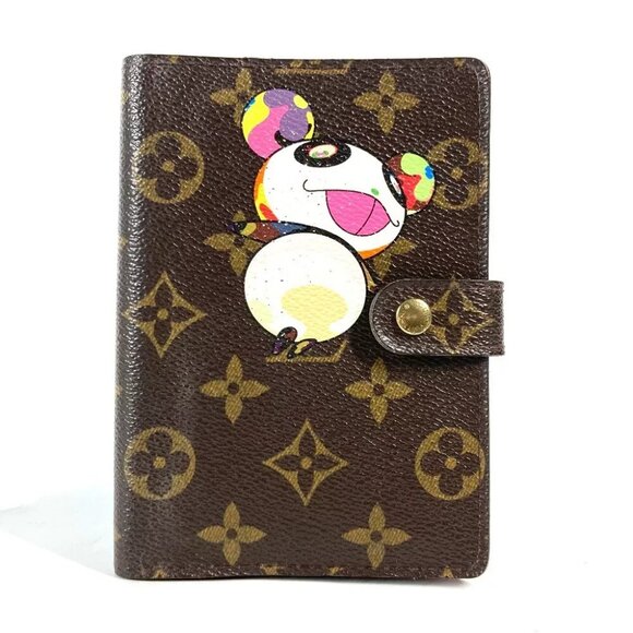 LOUIS VUITTON R20011 Monogram panda AgendaPM Murakami Takashi Notebook cover - Picture 1 of 14